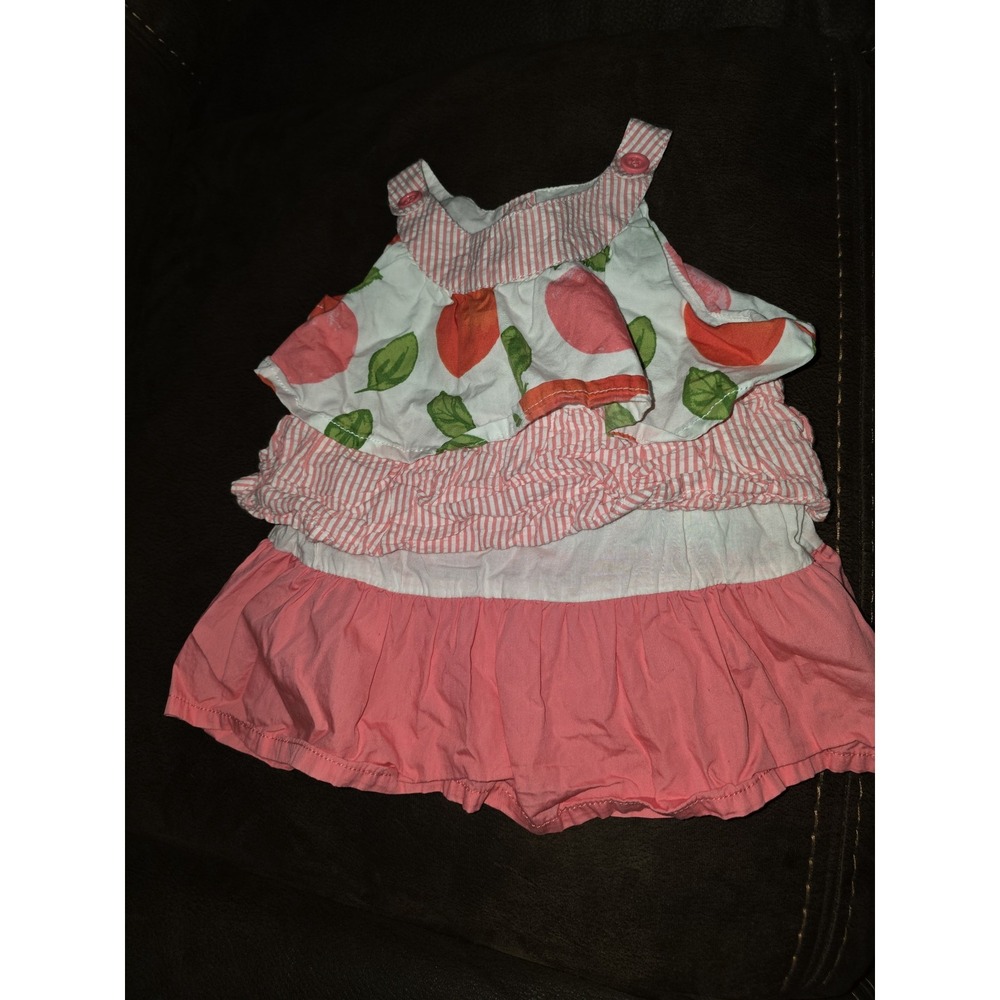 Gymboree‎ preppy peach tiered top size 3t